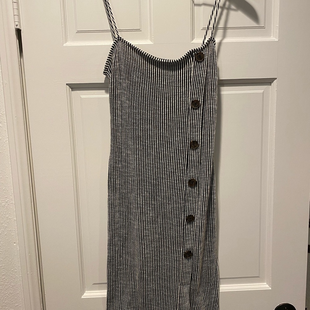 Striped “Caution to the Wind” Dress